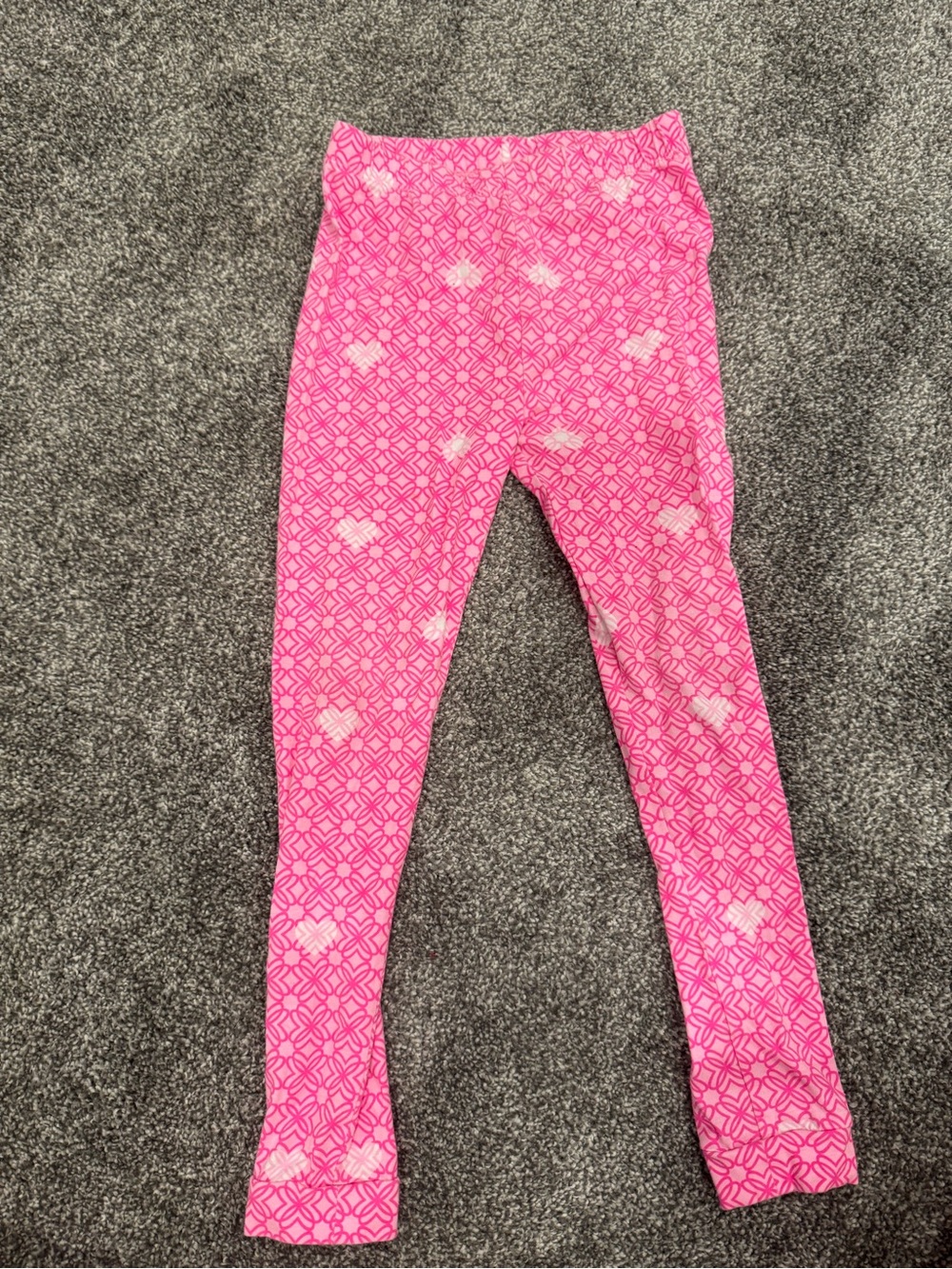 Lilly Pulitzer Hot Pink Geometric Star Print Leggings